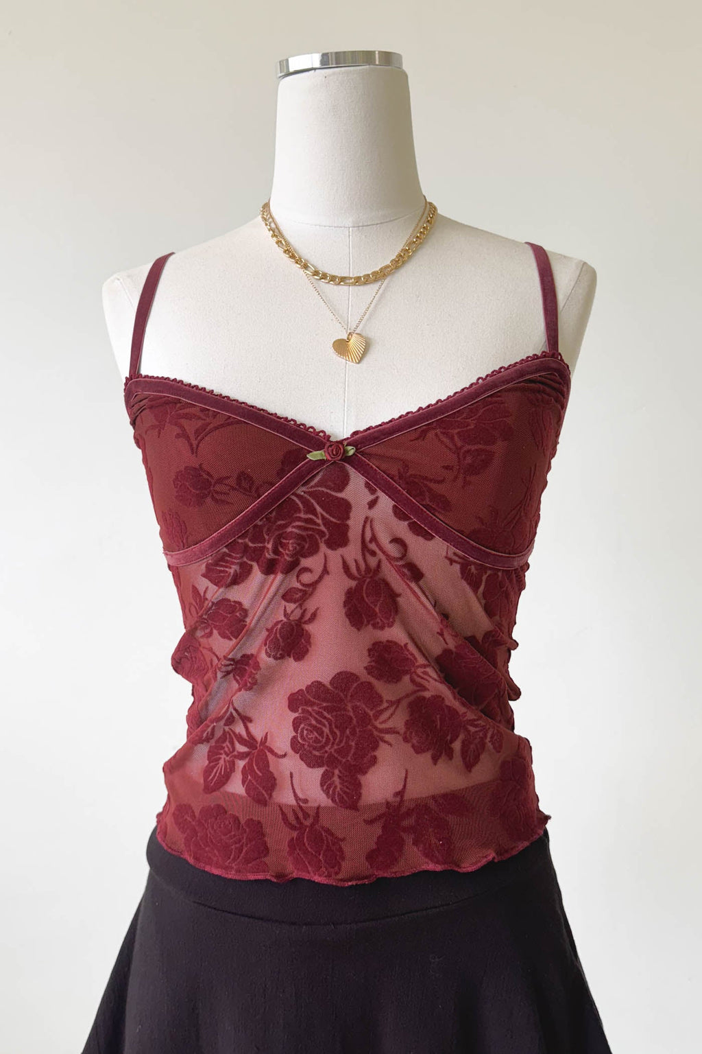 Floral Stretch Lace Top