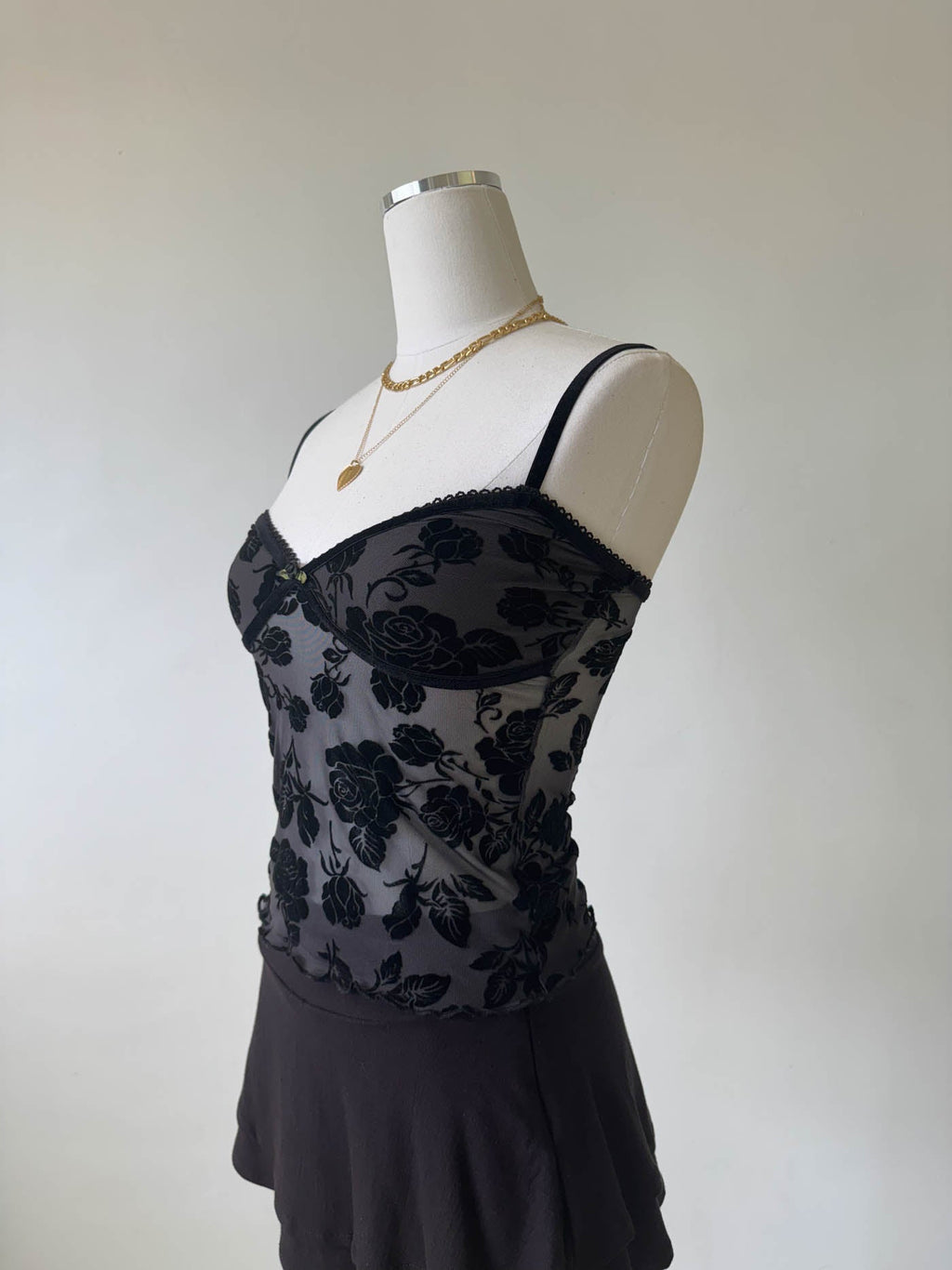 Floral Stretch Lace Top